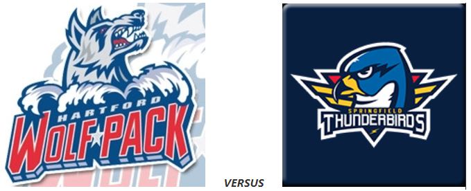 Hartford Wolf Pack Springfield Thunderbirds