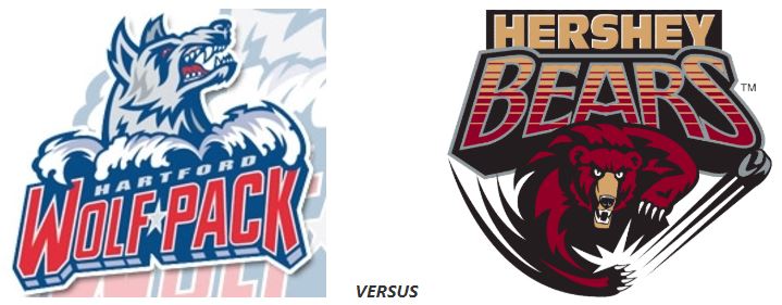 Hartford Wolf Pack vs Hershey Bears