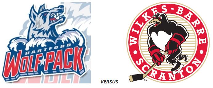 Hartford Wolf Pack Wilkes-Barre/Scranton Penguins