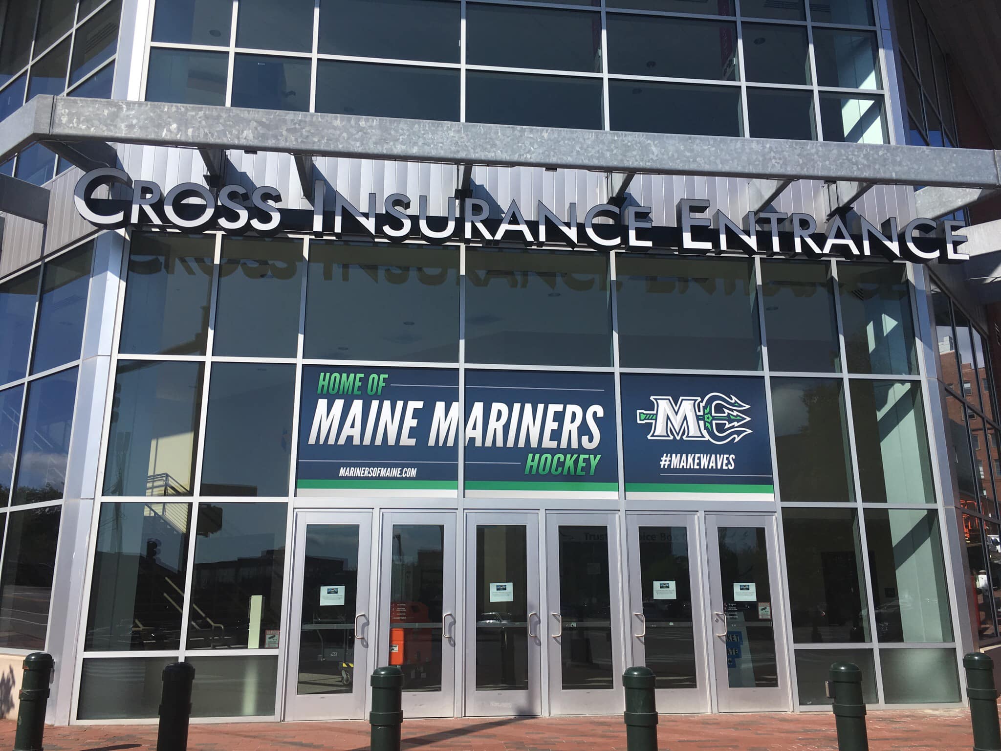 Maine Mariners Vs. Worcester Railers in Portland at Cross