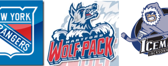 Hartford Wolf Pack, NY Rangers, Jacksonville Icemen