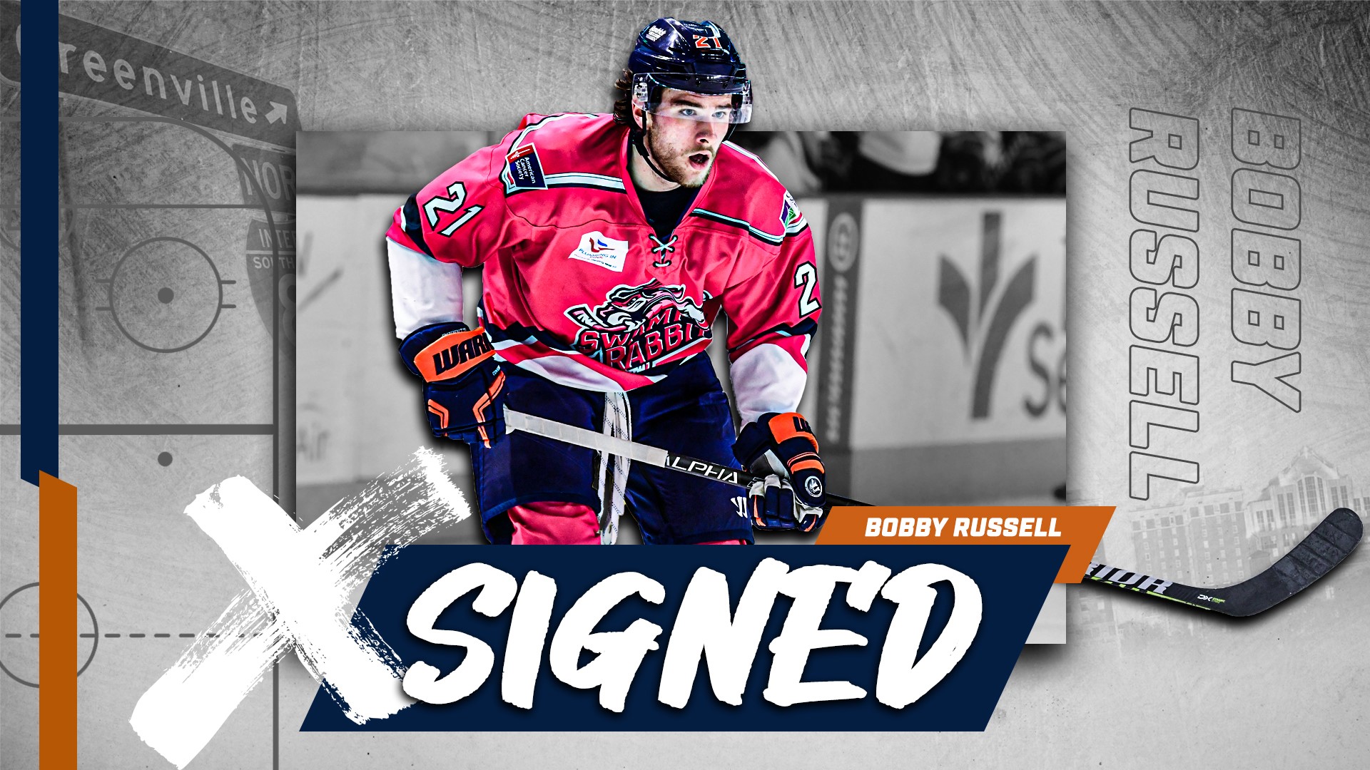 Bobby Russell Greenville Swamp Rabbits
