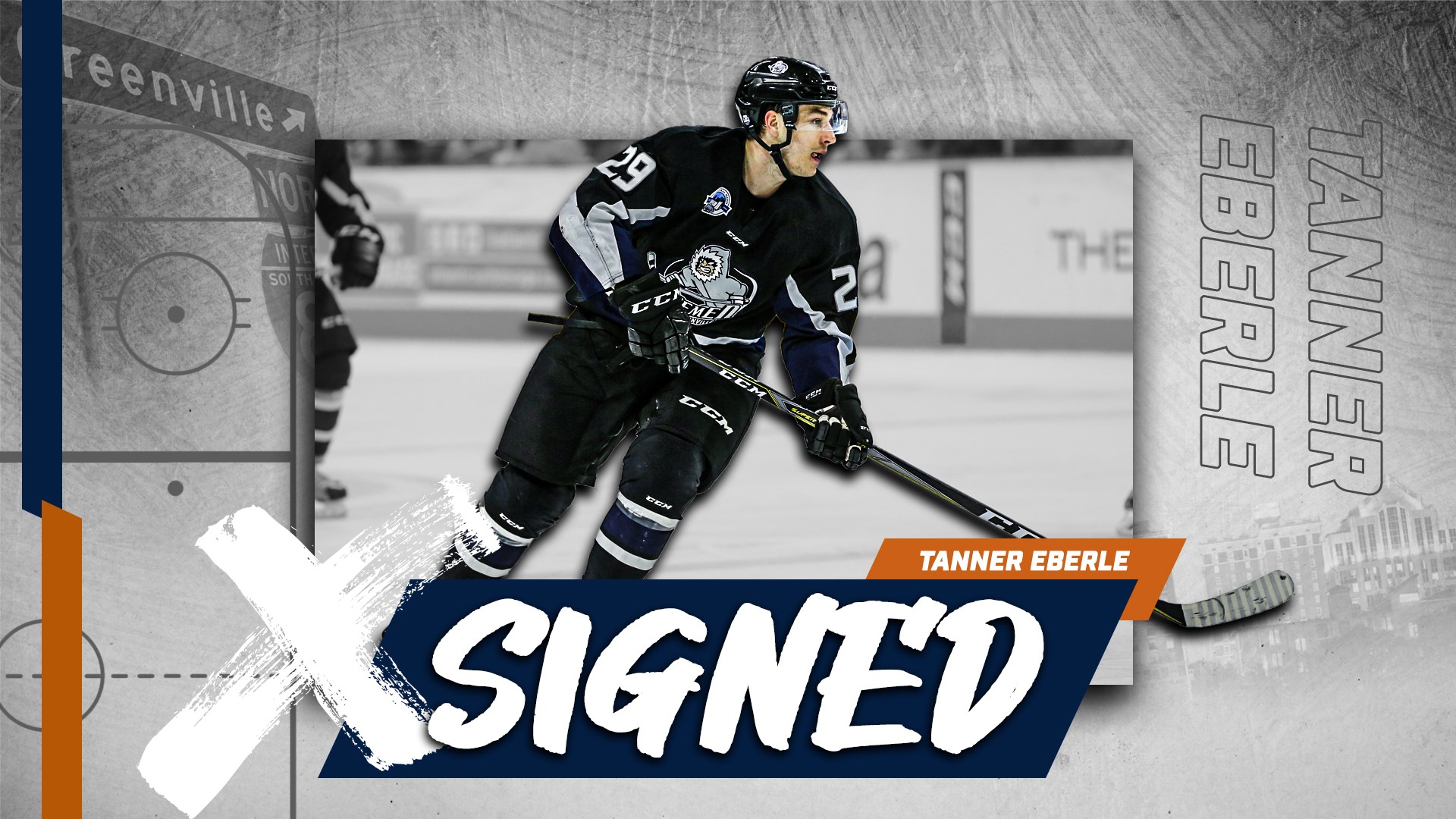 GREENVILLE SWAMP RABBITS ADD TANNER EBERLE - Howlings