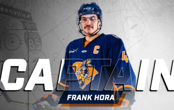 GREENVILLE SWAMP RABBITS NAME FRANK HORA CAPTAIN