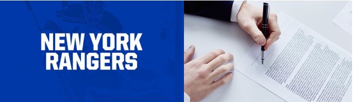 New York Rangers Contract Signings