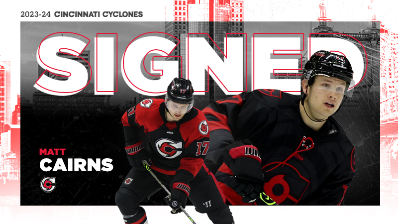 Matt Cairns Cincinnati Cyclones