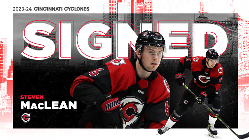 Steven MacLean Cincinnati Cyclones