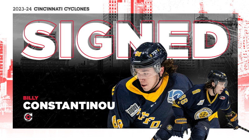 Cincinnati Cyclones Billy Constantinou