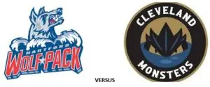 Hartford Wolf Pack Cleveland Monsters