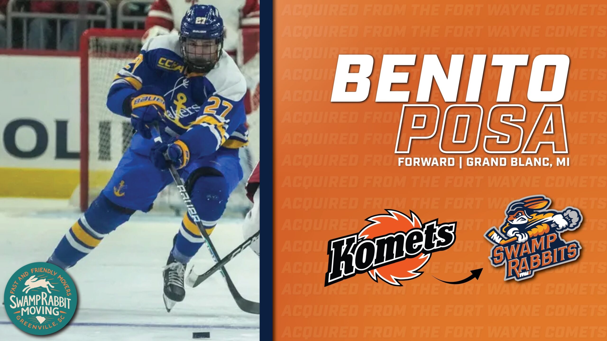 Benito Posa Greenville Swamp Rabbits