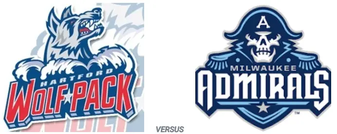 Hartford Wolf Pack vs Milwaukee Admirals