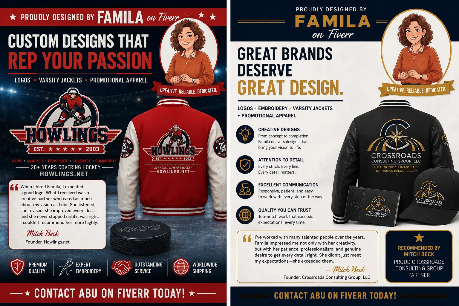 FAMILA Graphics on Fiverr