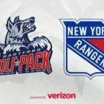 Hartford Wolf Pacck and NY Rangers