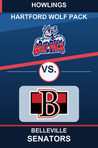 Hartford Wolf Pack vs. Belleville Senators