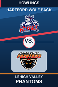 Hartford Wolf Pack vs. Lehigh Valley Phantoms