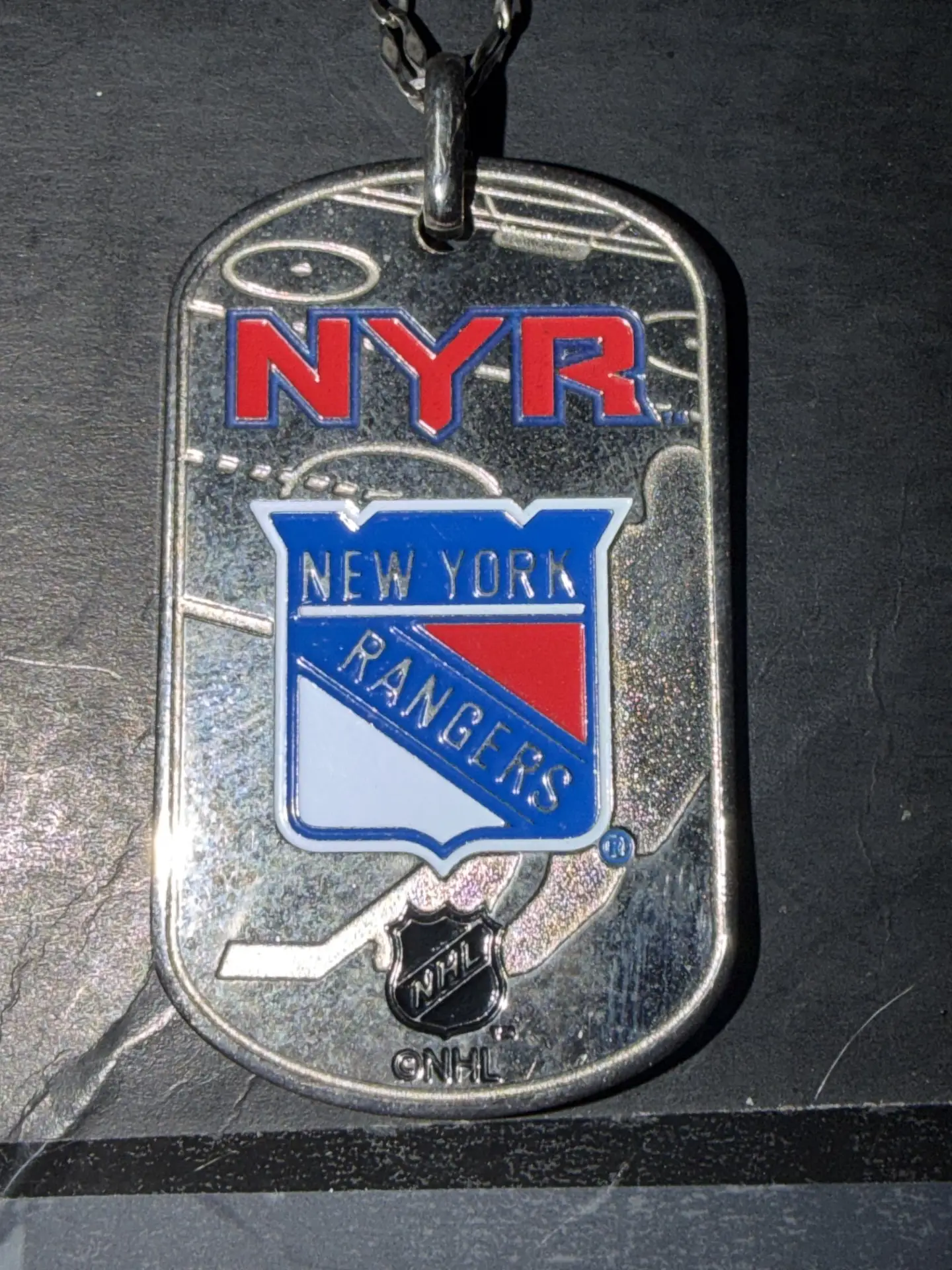 Rangers dog-tag pendant